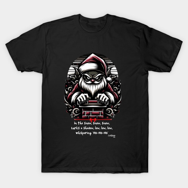 Twilight Santa Chimney Trespass - A Xmas December Claus T-Shirt by LollipopINC